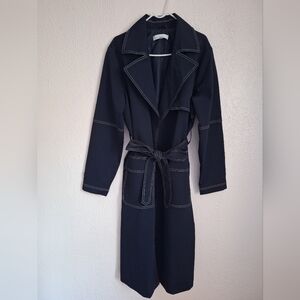 NWOT NEW YORK & COMPANY Navy Trench Coat